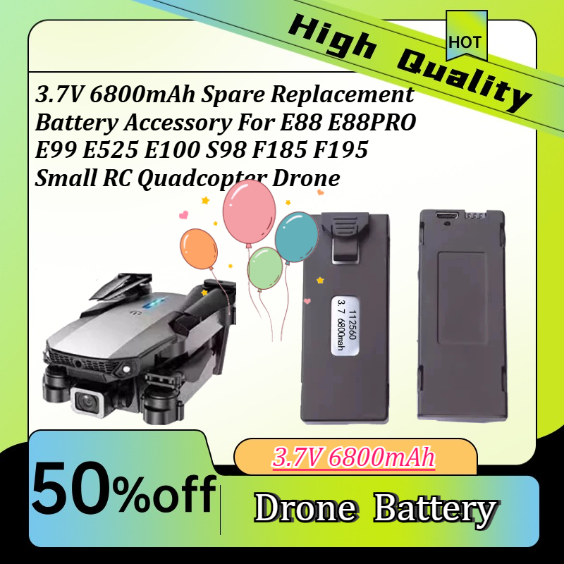 Drone Rc E99 - 3.7V 6800mAh E88 E88PRO E99 E525