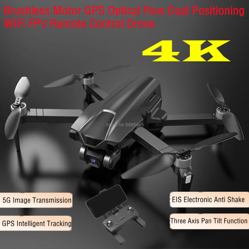Drone Smart Rc Foldable - 전문 4K GPS 리턴 FPV EIS