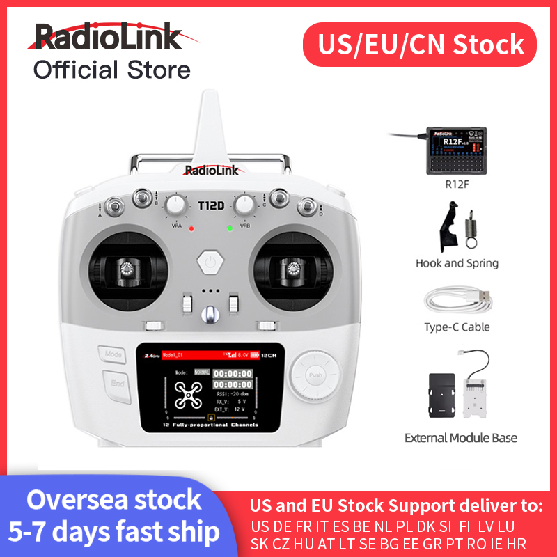 Joystick Rc Drone - Radiolink T12D ELRS 12 채널 송신기,