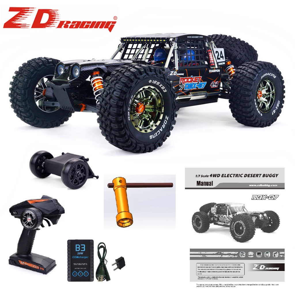 Esc 4In1 Brushless - ZD 레이싱 DBX-07 RC 자동차 1/7,