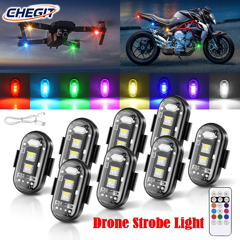 Drone Aircraft Jjrc - LED 항공기 스트로브 조명 1-10PCS 오토바이