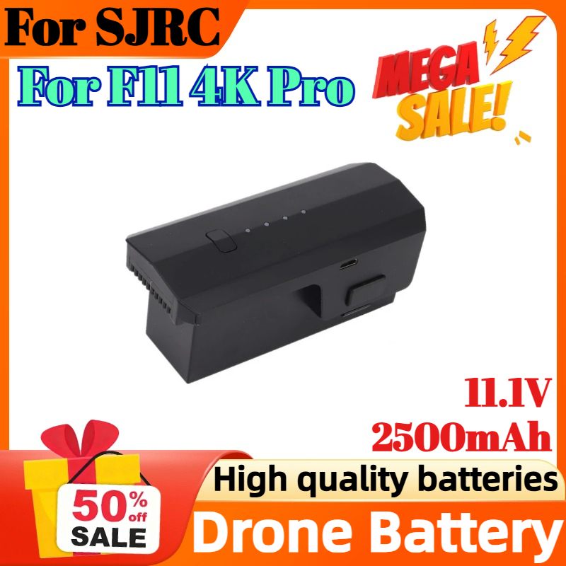 Drone Sjrc - 2500mAh 11.1V 드론 배터리 (SJRC F11