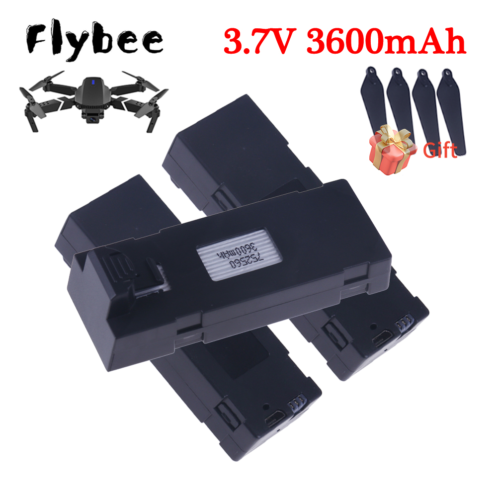 Drone Rc E99 - 3.7V 3600mAh 업그레이드 E88 배터리 리포
