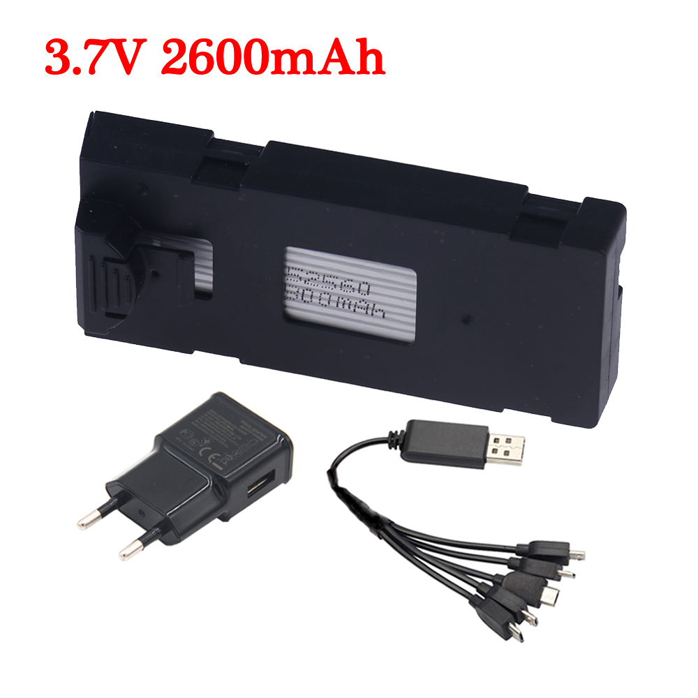 Drone Rc E99 - 업그레이드 용량 2600mAh 3.7V RC 드론