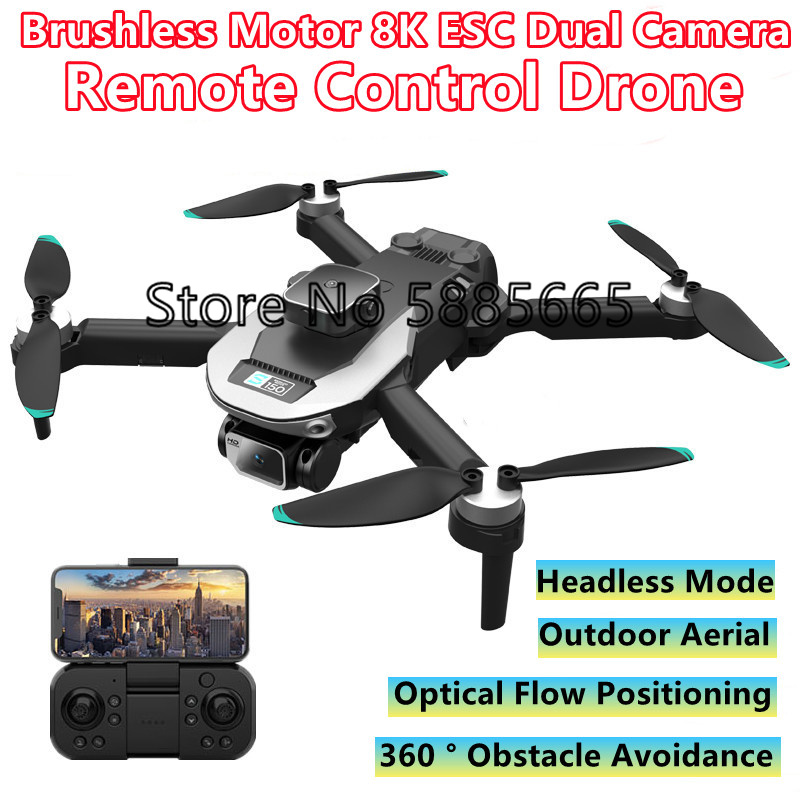 Drone Smart Rc Foldable - 스마트 장애물 회피 브러시리스 WIFI FPV