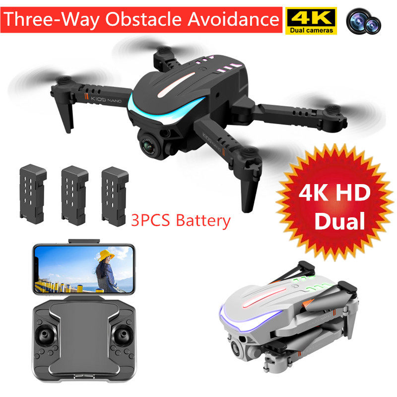 Drone Smart Rc Foldable - 3 방향 장애물 회피 접이식 쿼드콥터,