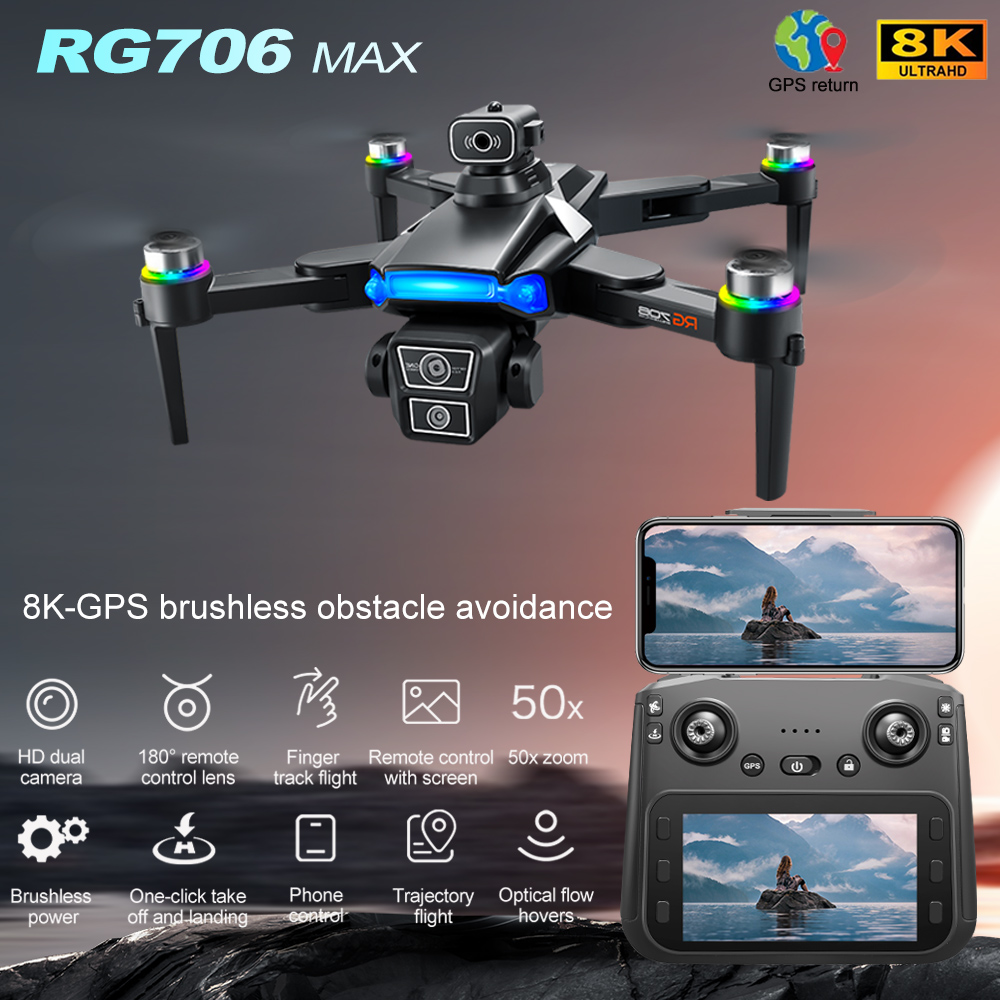 JJRC RG706 Max GPS 드론 8K HD 듀얼 - Drone Aircraft Jjrc 리뷰 및 가격