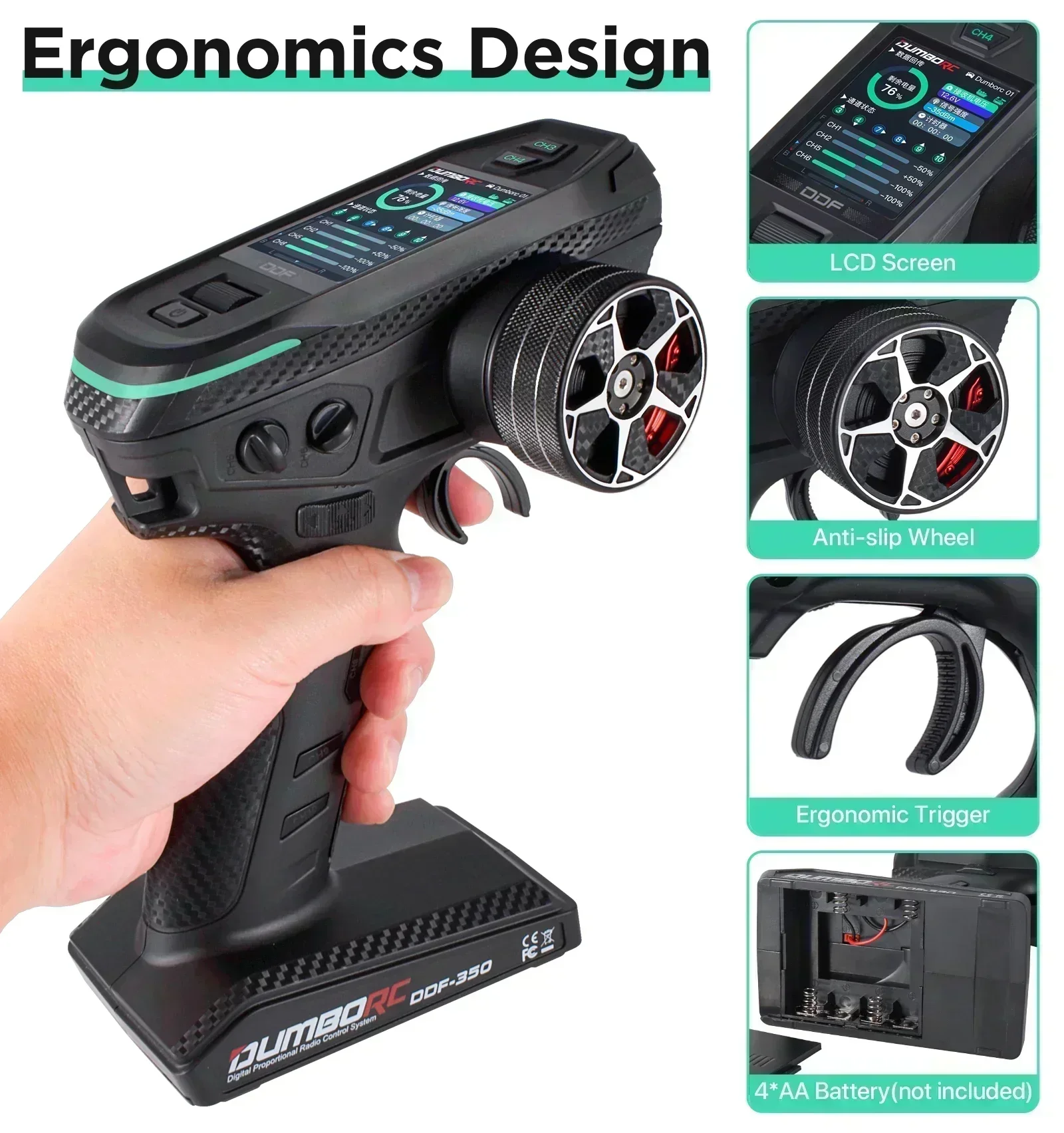 DUMBORC DDF-350 10CH RC 원격 컨트롤 - Joystick Rc Drone 리뷰 및 가격