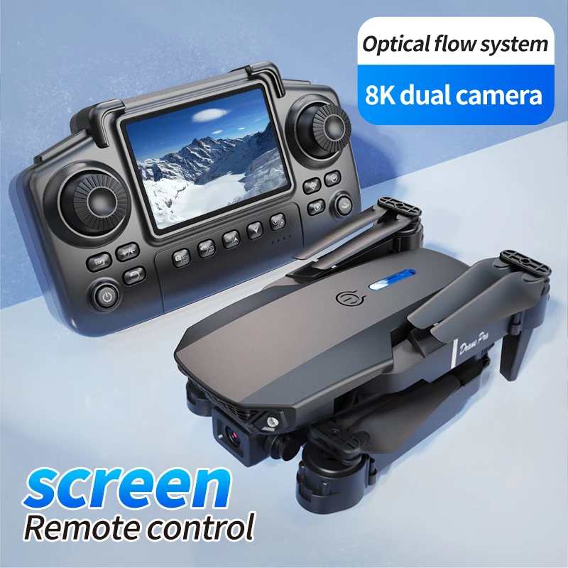전문 E88 프로 드론 스크린 8K HD 카메라 WiF - Drone Rc Plegable 리뷰 및 가격