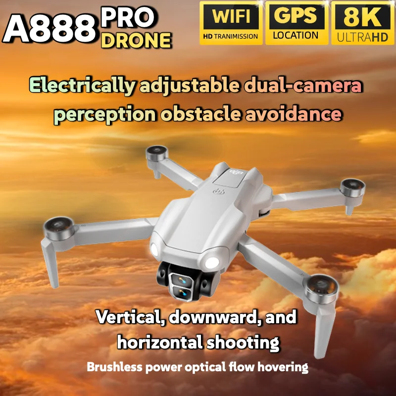 레노버 A888 접이식 쿼드콥터 8K HD 4K 듀얼  - Drone Smart Rc Foldable 리뷰 및 가격