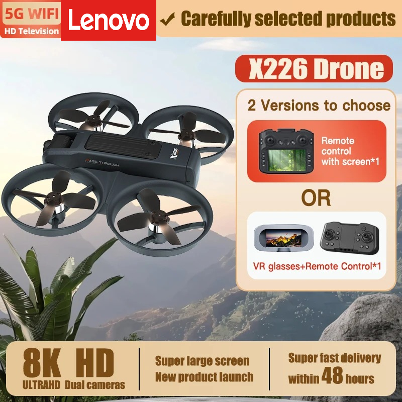 레노버 X226/VR RC 드론 8K 프로페셔널 4K  - Drone Rc X226 리뷰 및 가격