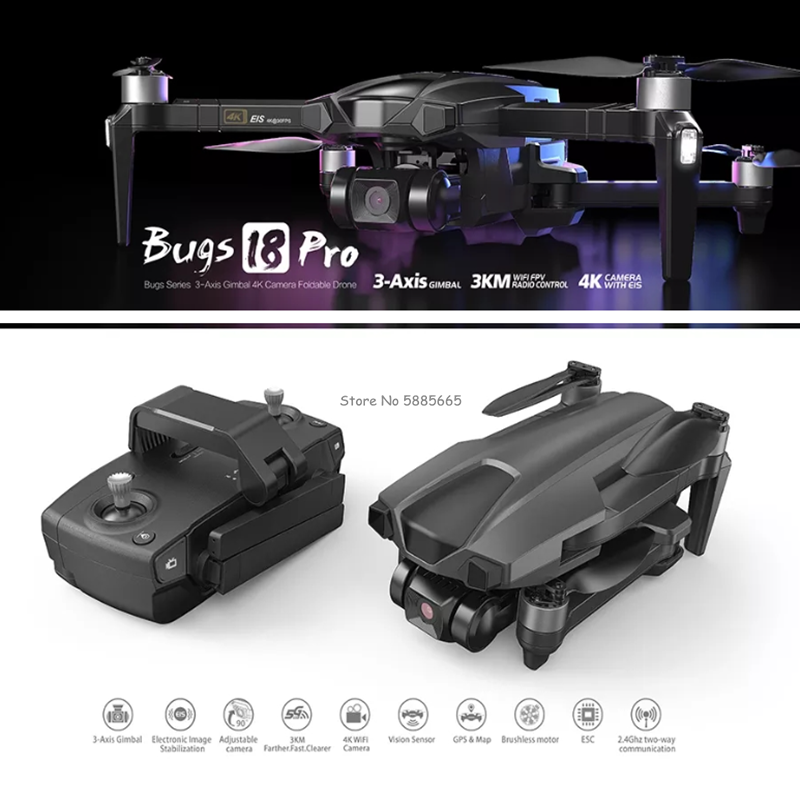 전문 4K GPS 리턴 FPV EIS 리모컨 드론, 5 - Drone Smart Rc Foldable 리뷰 및 가격