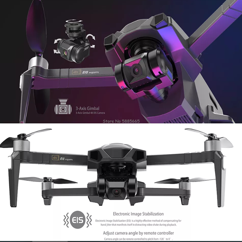 전문 4K GPS 리턴 FPV EIS 리모컨 드론, 5 - Drone Smart Rc Foldable 리뷰 및 가격