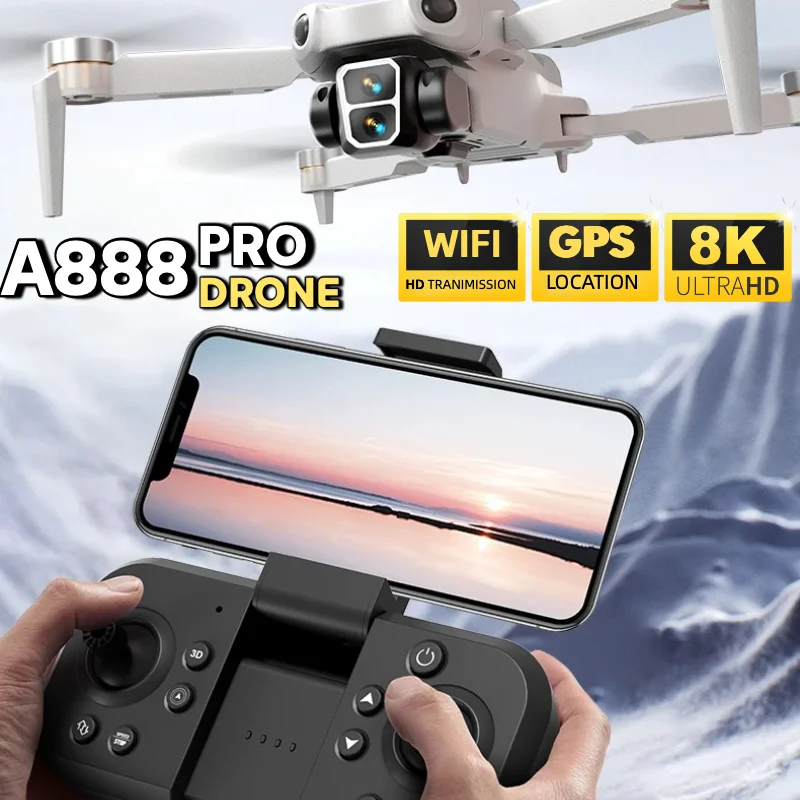 레노버 A888 접이식 쿼드콥터 8K HD 4K 듀얼  - Drone Smart Rc Foldable 리뷰 및 가격