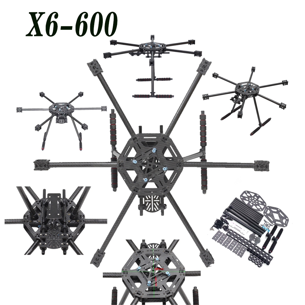 X6-X600 탄소 섬유 랜딩 기어 스키드가 있는 FP - Heavy Lift Drone Frame 리뷰 및 가격