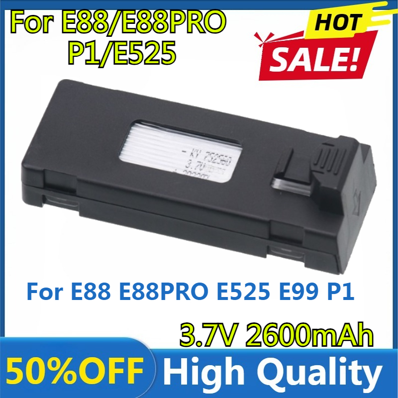 E88 배터리 3.7V 2600mAh 리포 배터리 E8 - Drone Rc E99 리뷰 및 가격