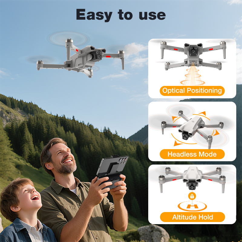 새로운 핫 L017 프로 드론 브러시리스 3D 롤 36 - Drone Rc Plegable 리뷰 및 가격