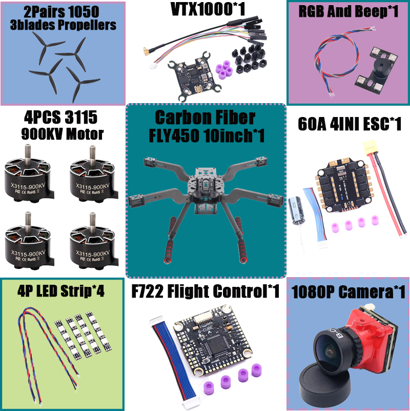 B-CUBE 오픈 소스 신형 스마트 드론 FLY450  - Drone Smart Rc 리뷰 및 가격