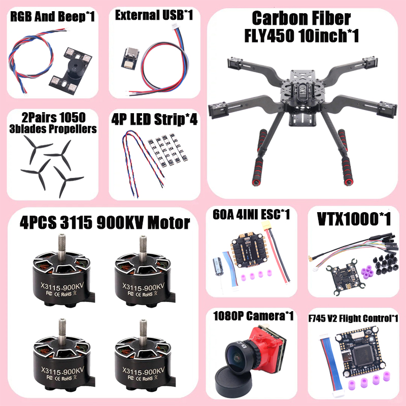 B-CUBE 오픈 소스 신형 스마트 드론 FLY450  - Drone Smart Rc 리뷰 및 가격