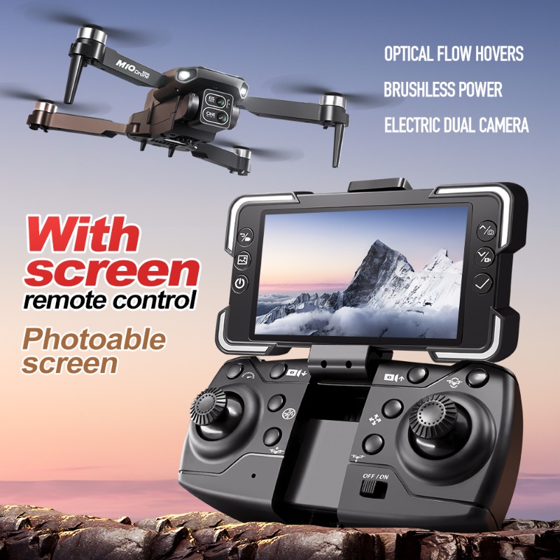 M10 카메라 드론 리모컨(스크린 포함) 듀얼 카메라  - Drone Rc Plegable 리뷰 및 가격