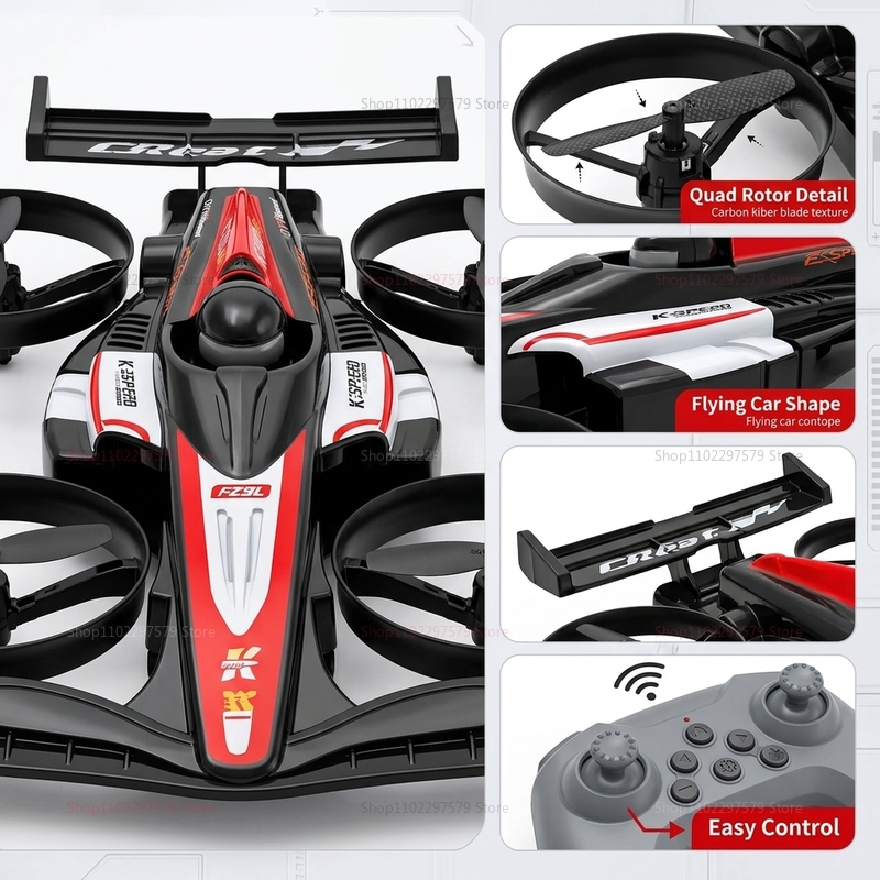 미니 RC 플라잉카 변신 가능 2.4G 무선 조종 쿼드 - Joystick Rc Drone 리뷰 및 가격