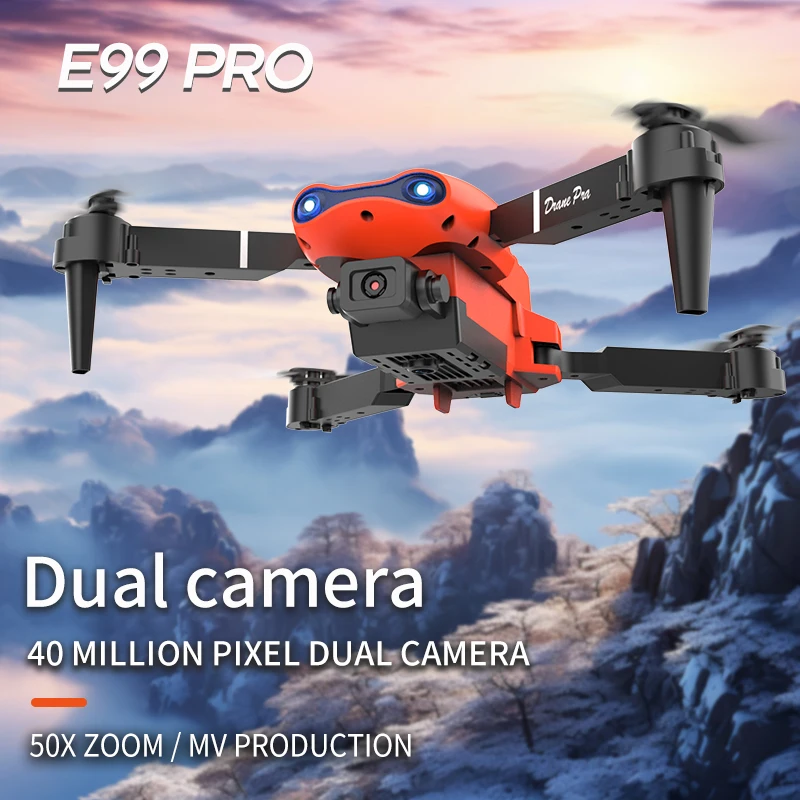 듀얼 HD 광각 카메라가 장착된 4K 5G WIFI F - Drone Rc E99 Pro 리뷰 및 가격
