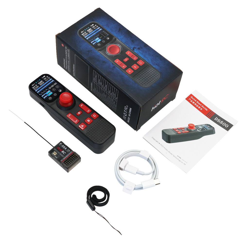 Hotrc DS-800 2.4Ghz 8채널 FHSS 리 - Joystick Rc Drone 리뷰 및 가격